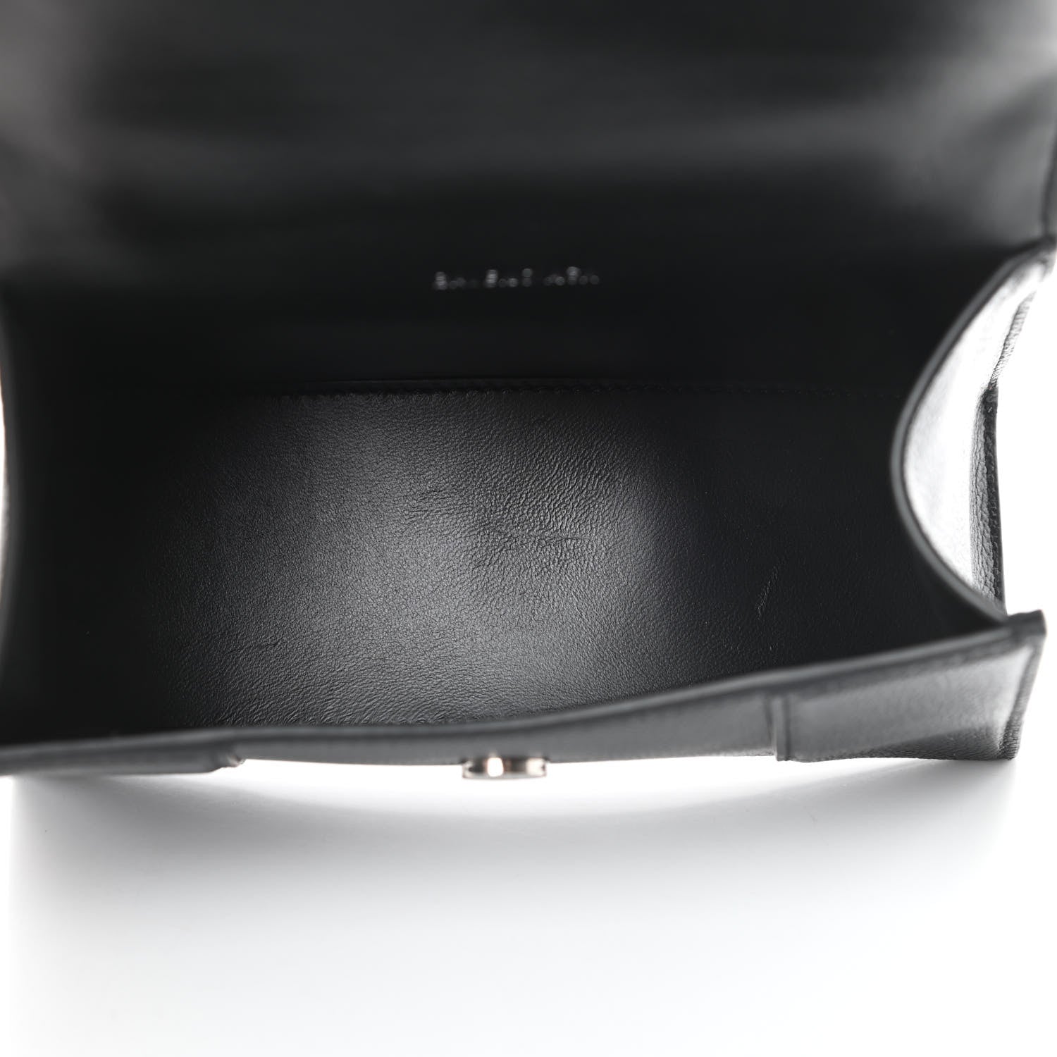 Balenciaga Grained Calfskin Hourglass Top Handle Bag XS Black 5 of 12