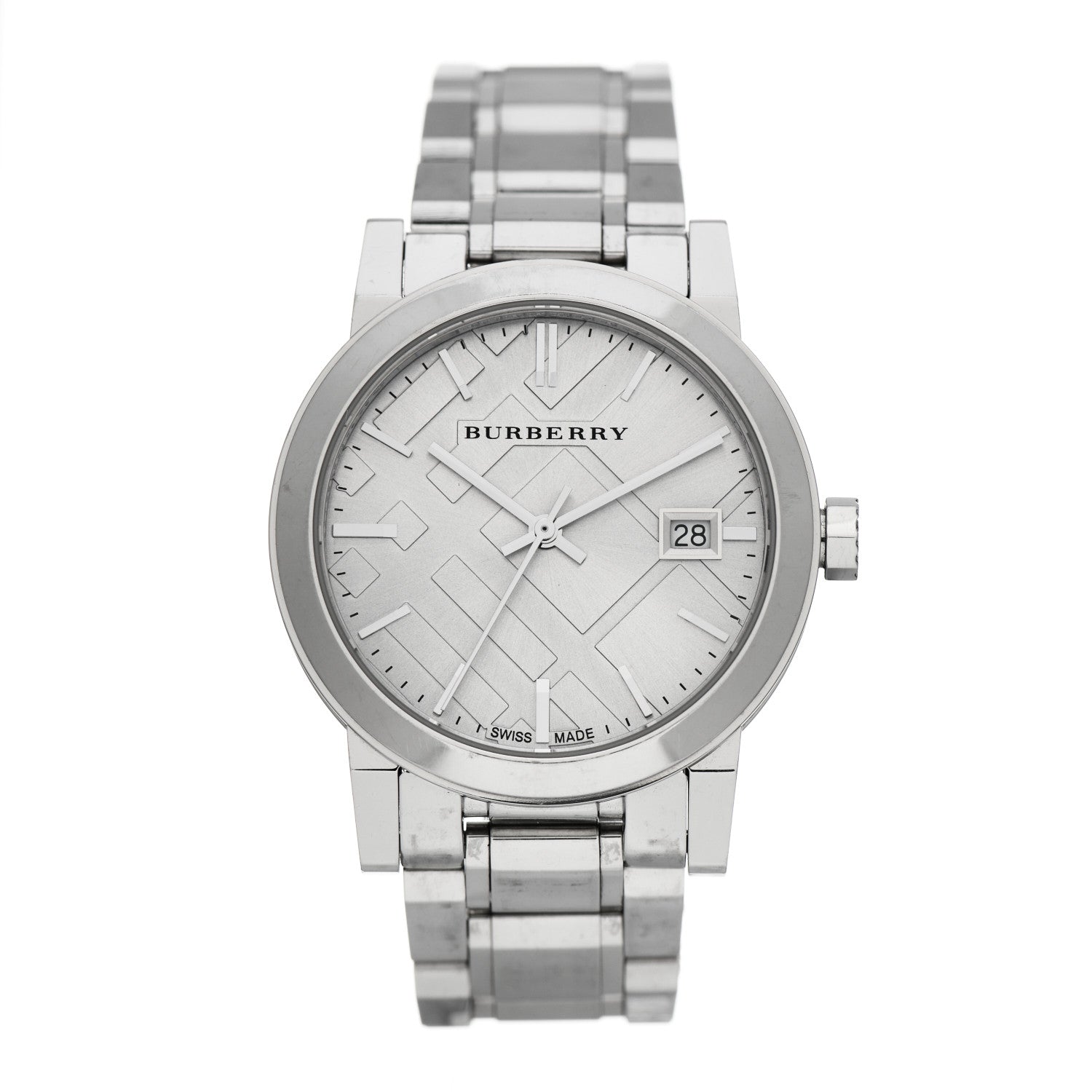 Burberry Stainless Steel 34mm The City Quartz Watch BU9143 1 of 7