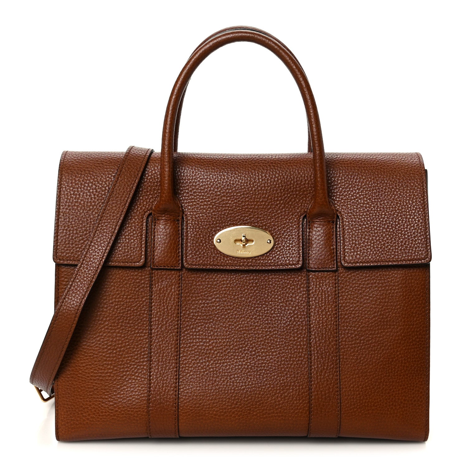 Mulberry Grain Vegetable Tanned Calfskin Bayswater Oak 1 of 13