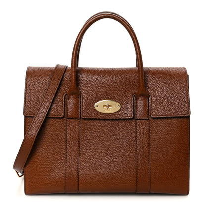 Mulberry Grain Vegetable Tanned Calfskin Bayswater Oak 1 of 13
