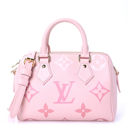 Louis Vuitton Empreinte Monogram Giant Speedy Bandouliere 20 Degrade Rose Pink 1 of 13