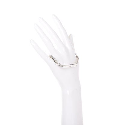 David Yurman Sterling Silver Diamond 7mm Petite Pave Curb Link ID Bracelet 2 of 5