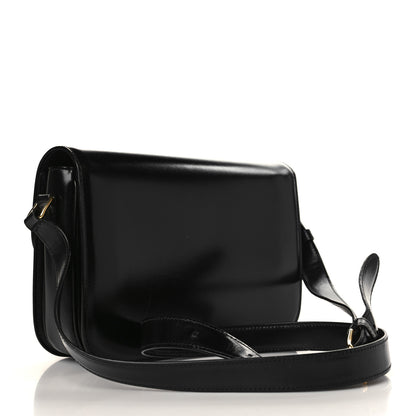 Celine Shiny Calfskin Medium Triomphe Black 3 of 9