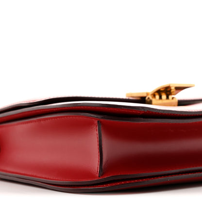Celine Box Calfskin Medium Classic Box Flap Bag Red 10 of 15