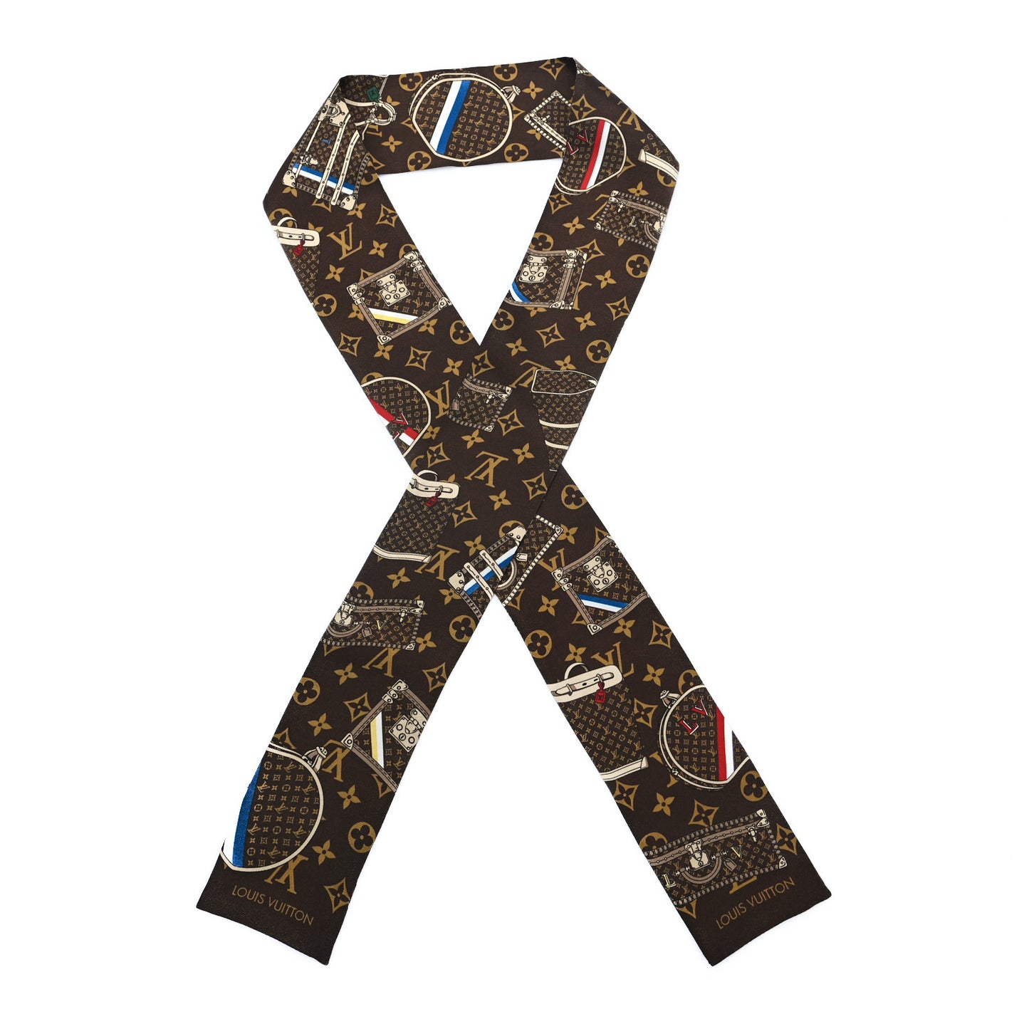 Silk Monogram Trunks Bandeau