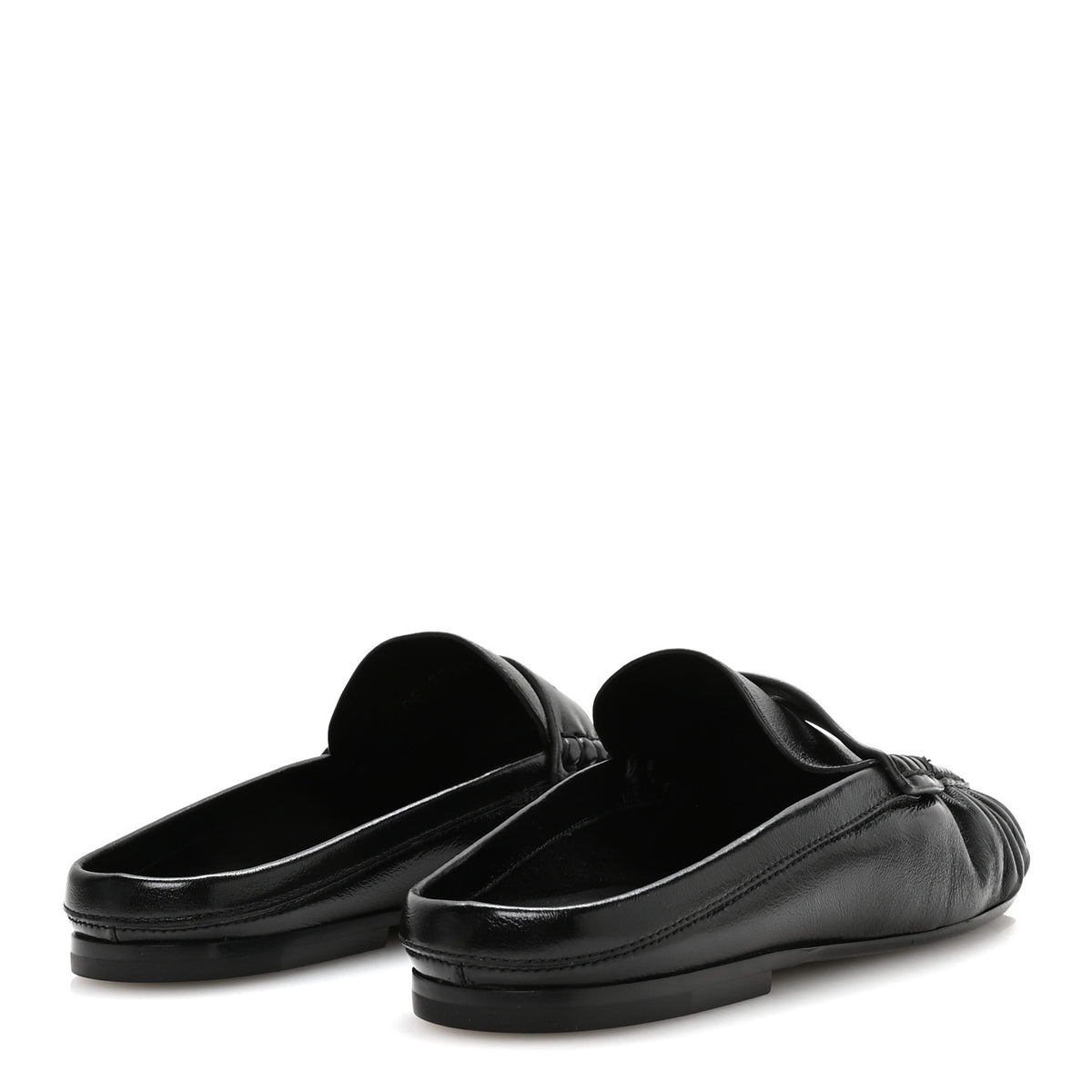 Saint Laurent Nappa Sugar Le Loafer 05 Mule 40 Black 5 of 9
