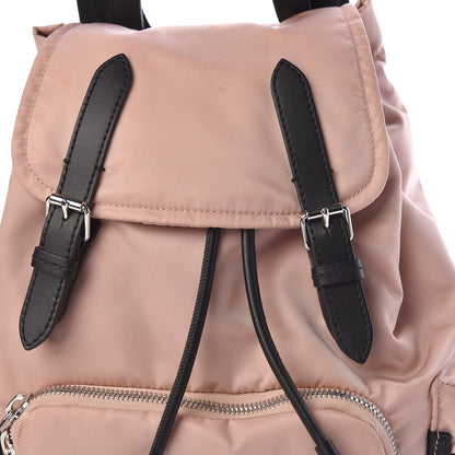 Burberry Nylon Logo Print Medium Rucksack Backpack Rose Beige 7 of 10