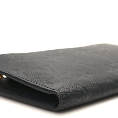 Louis Vuitton Empreinte Adele Wallet Black 7 of 8