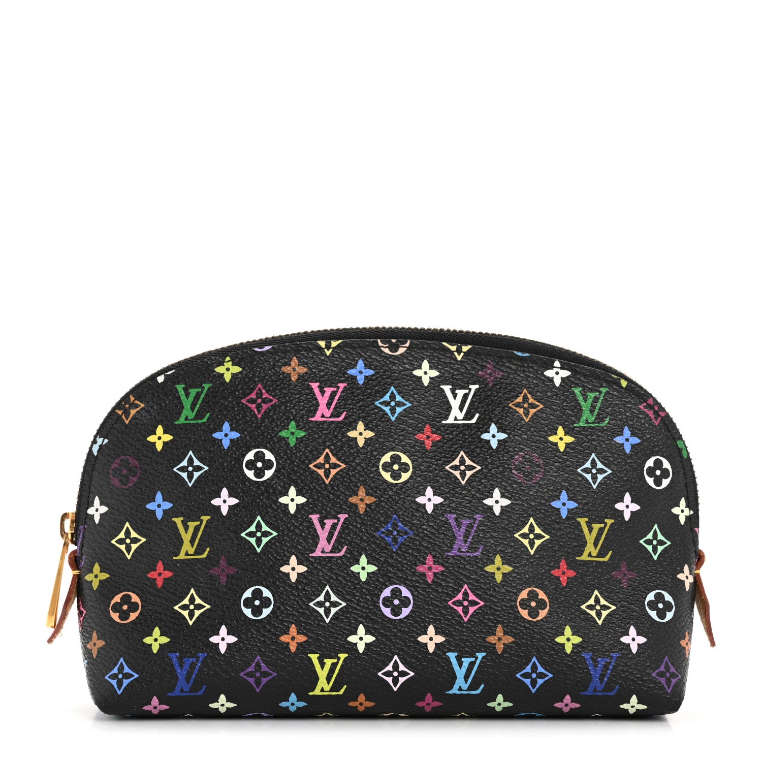 Louis Vuitton Monogram Multicolor Cosmetic Pouch Black Grenade 1 of 9