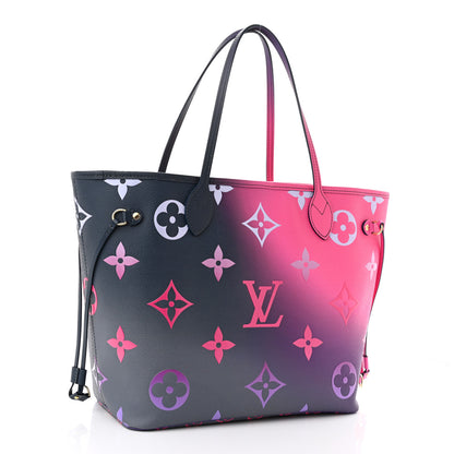 Louis Vuitton Monogram Giant Spring In The City Neverfull MM Midnight Fuchsia 3 of 9