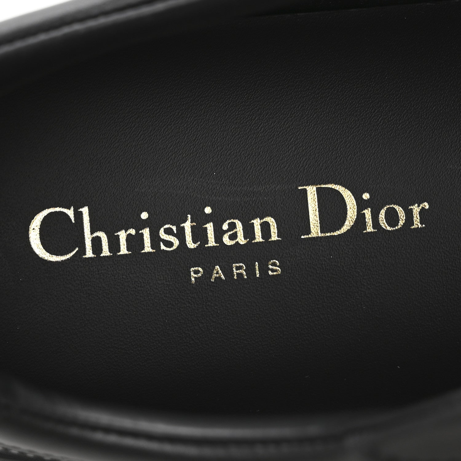 Christian Dior Calfskin Suede Logo Sneakers 37.5 Black 8 of 9