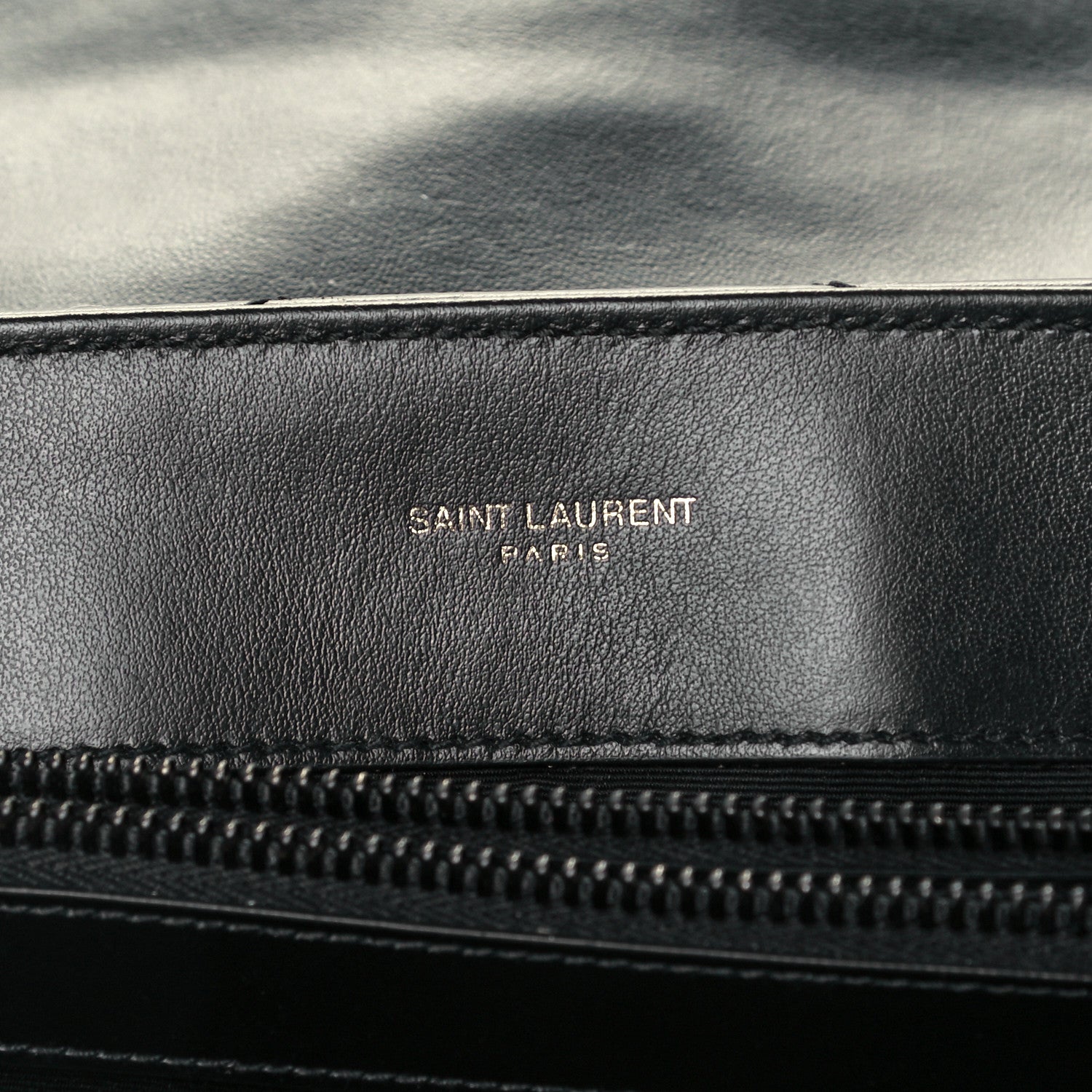 Saint Laurent Calfskin Y Quilted Monogram Medium Loulou Chain Satchel Black 6 of 12