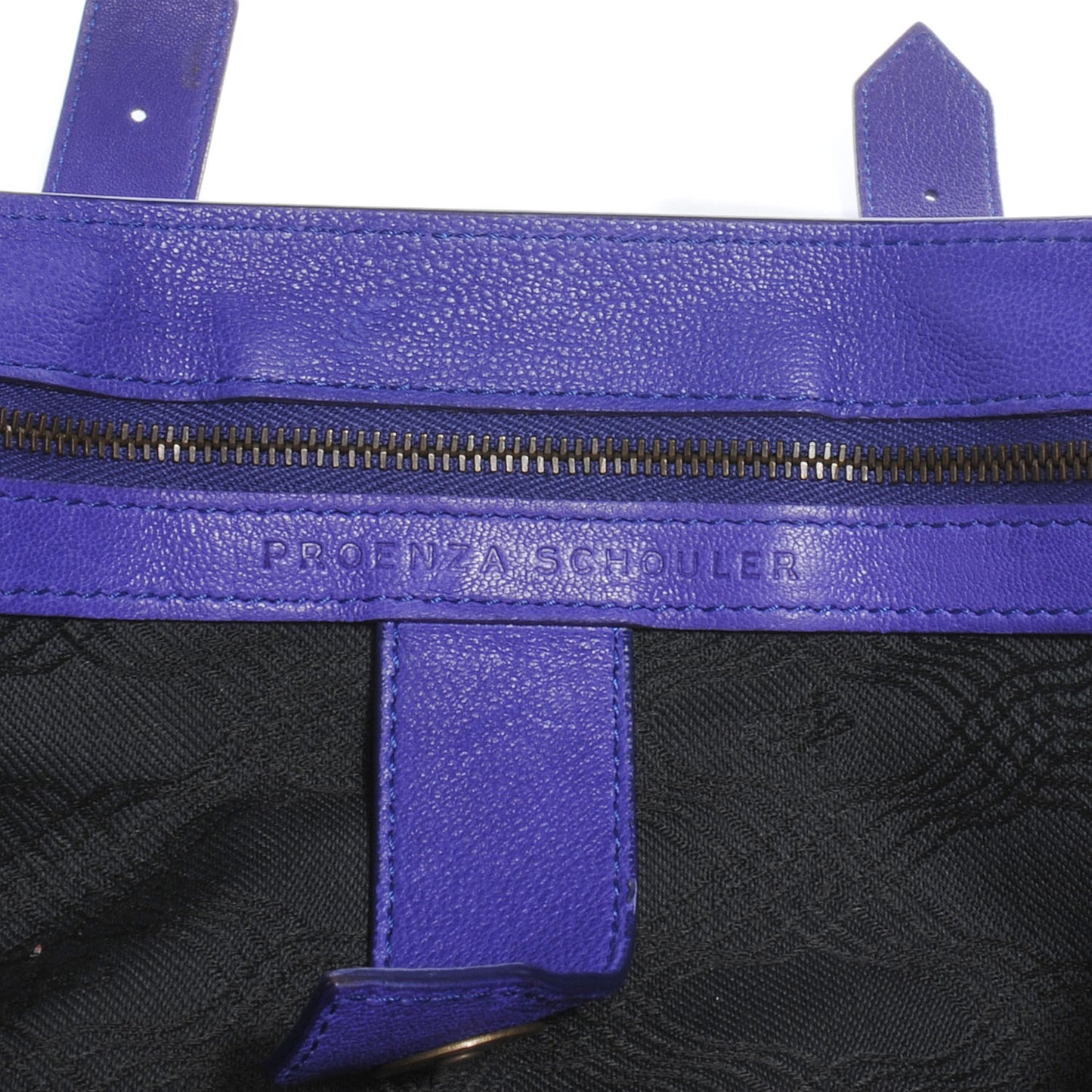 Lambskin PS1 Medium Satchel Purple Rain