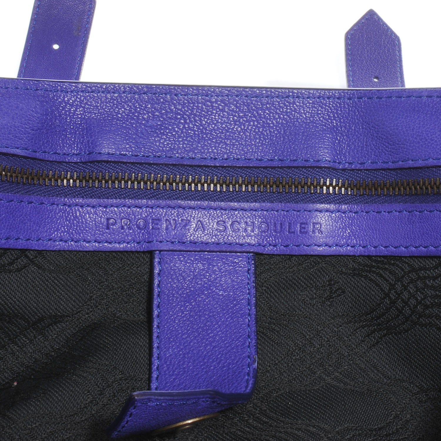 Proenza Schouler Lambskin PS1 Medium Satchel Purple Rain 8 of 8