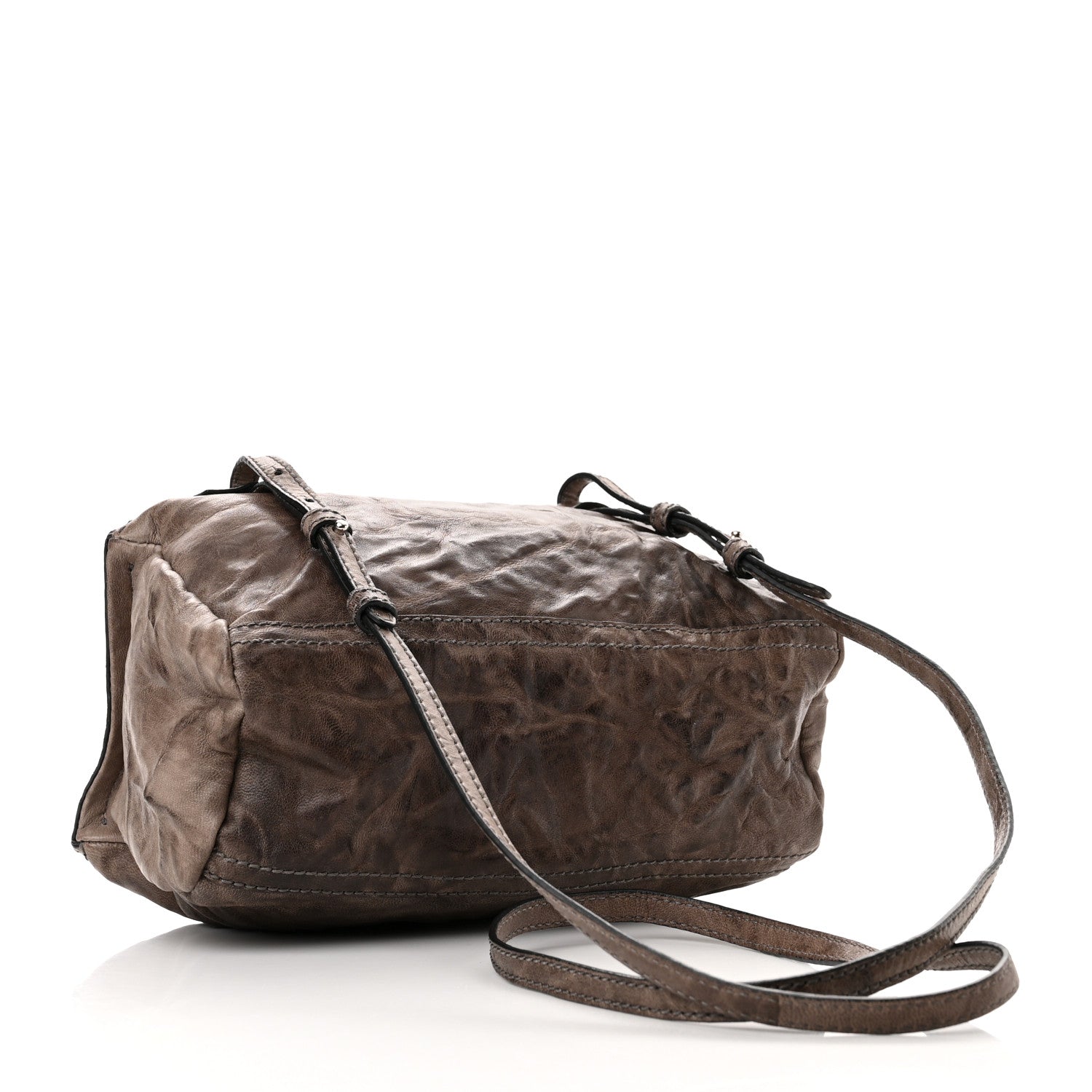 Givenchy Tumbled Sheepskin Mini Pandora Charcoal 3 of 15