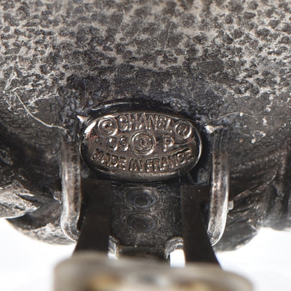 Chanel Ruthenium CC Clip On Earrings 4 of 4