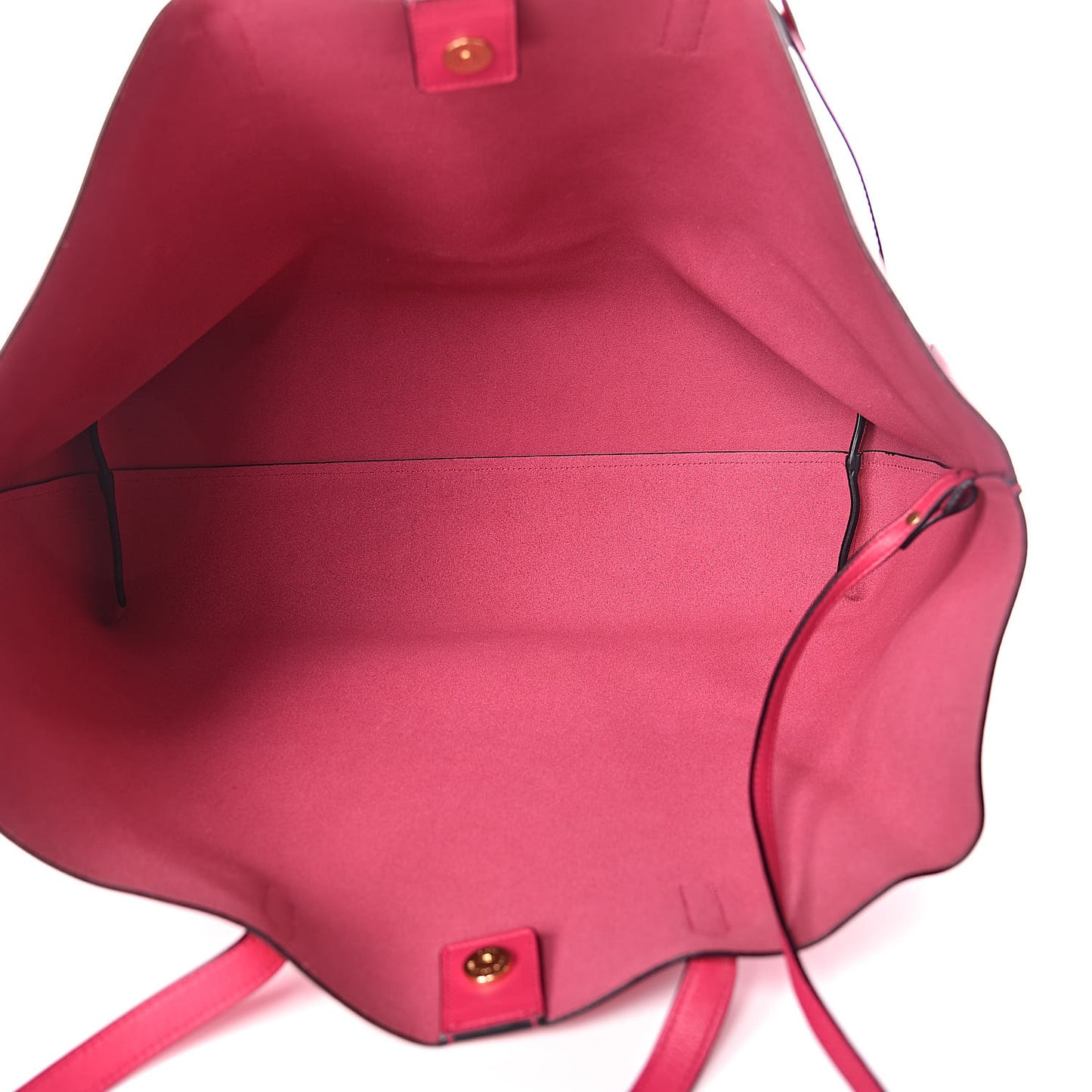 Calfskin Large Shopping Tote Fuchsia