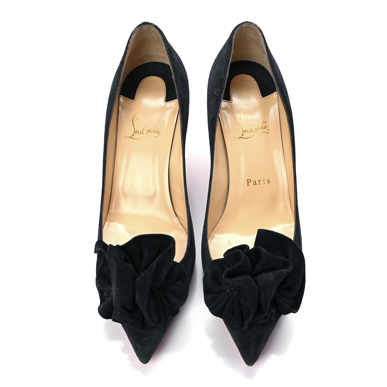 Christian Louboutin Veau Velours Anemosea 554 70 Pumps 39 Marine 5 of 10