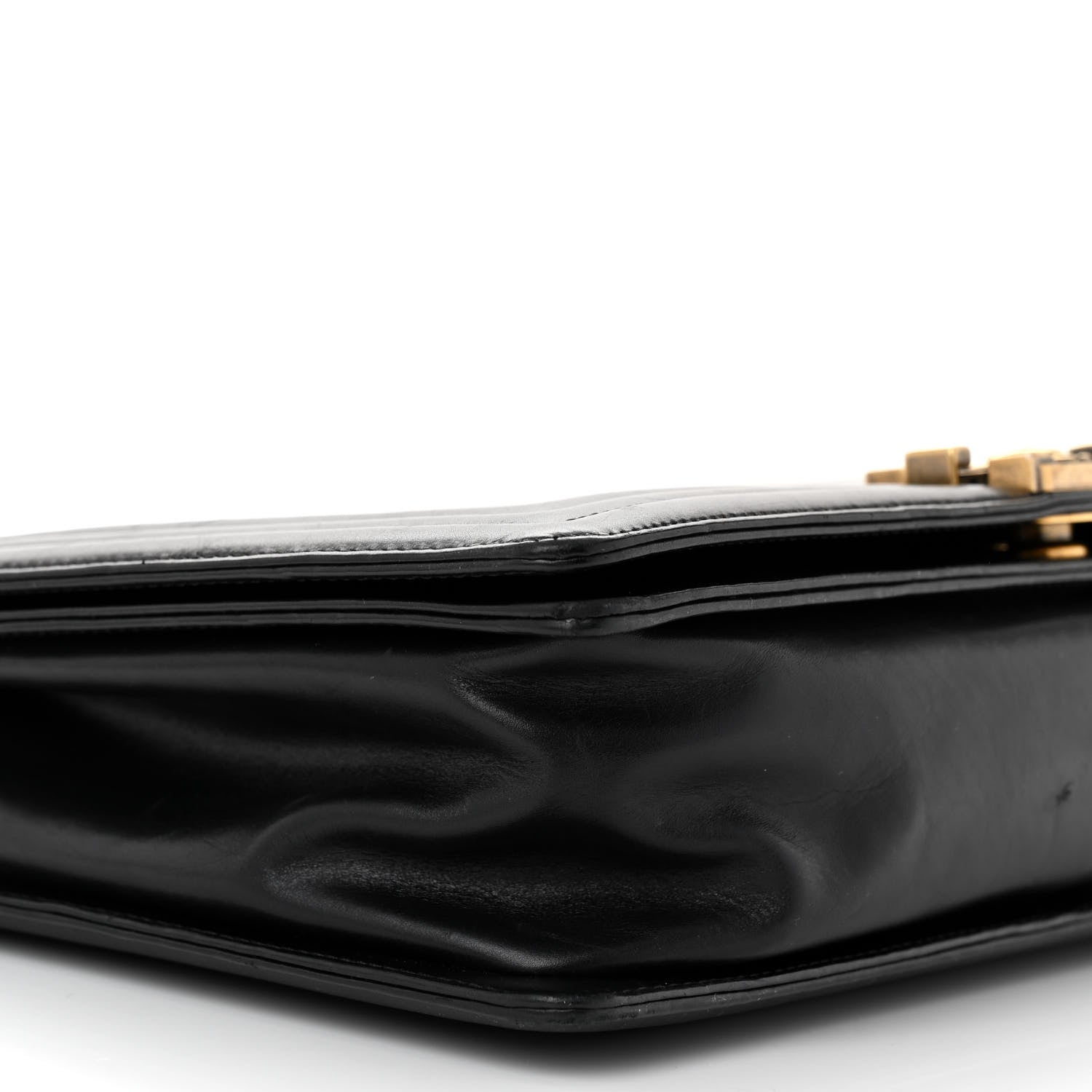 Chanel Glazed Calfskin Large Boy Flap Black 9 of 17