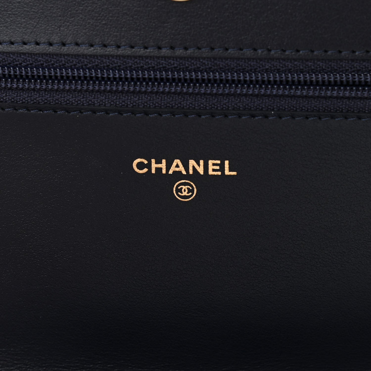Chanel Caviar Quilted Boy Wallet On Chain WOC Navy 6 of 12