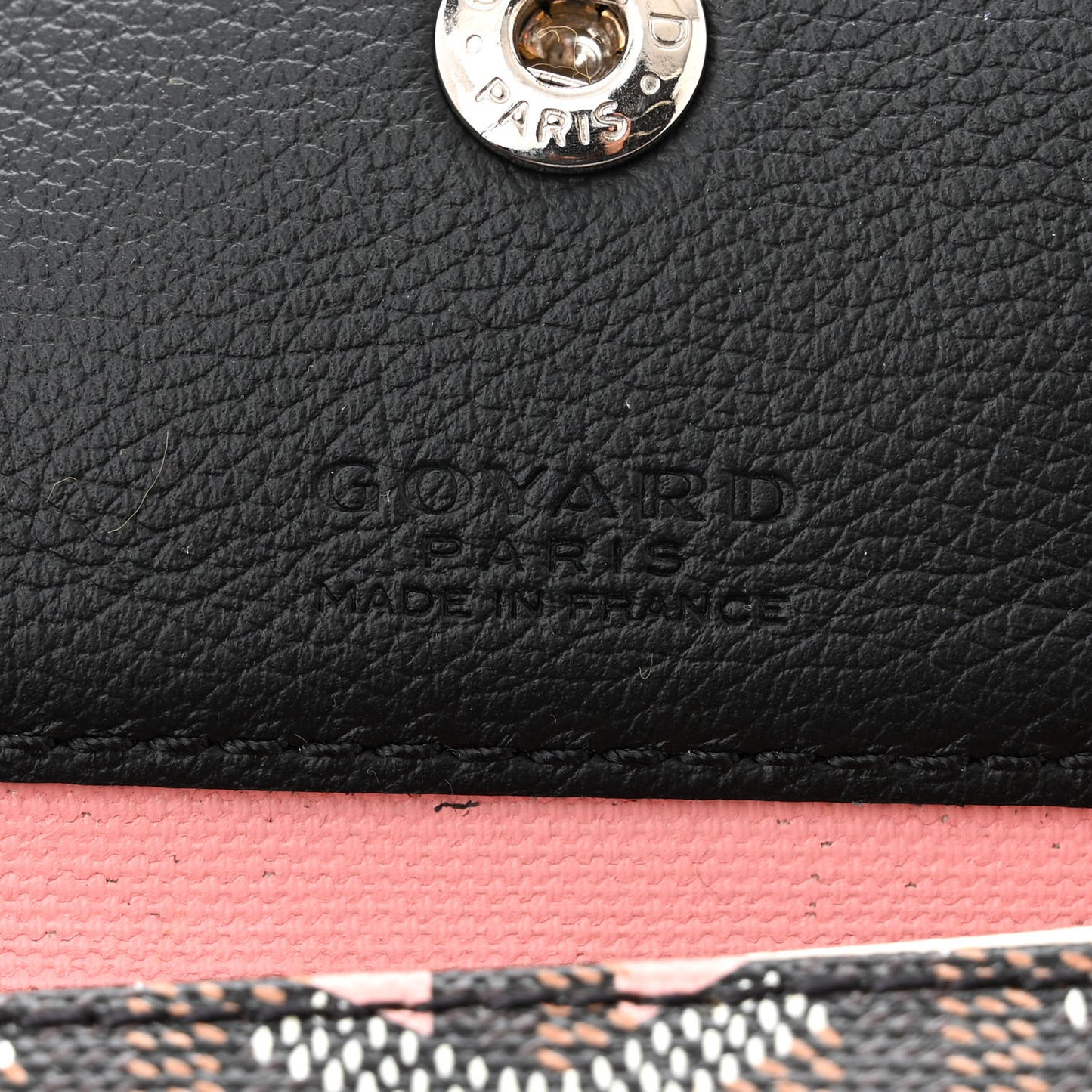 Goyardine Saint Louis Claire Voie GM Black Pink