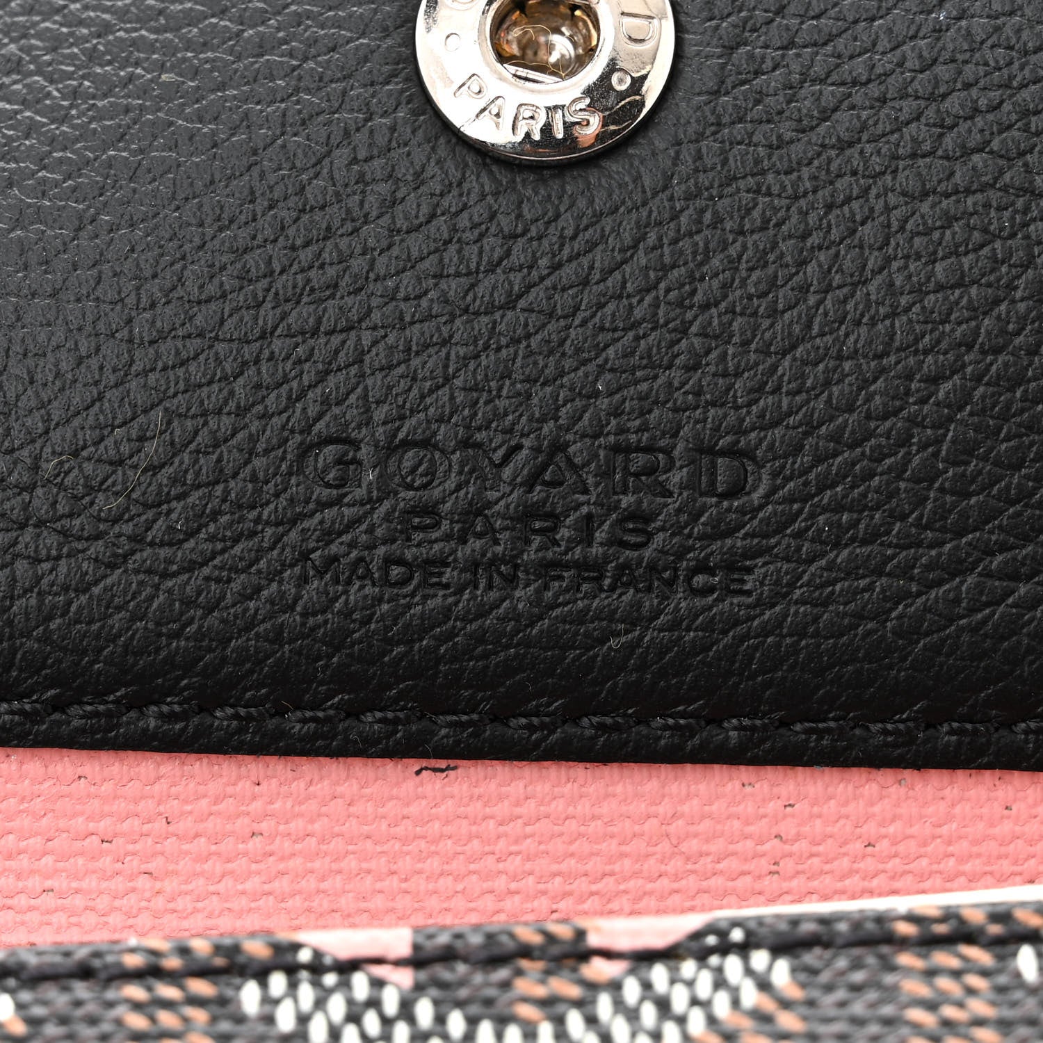 Goyard Goyardine Saint Louis Claire Voie GM Black Pink 7 of 11