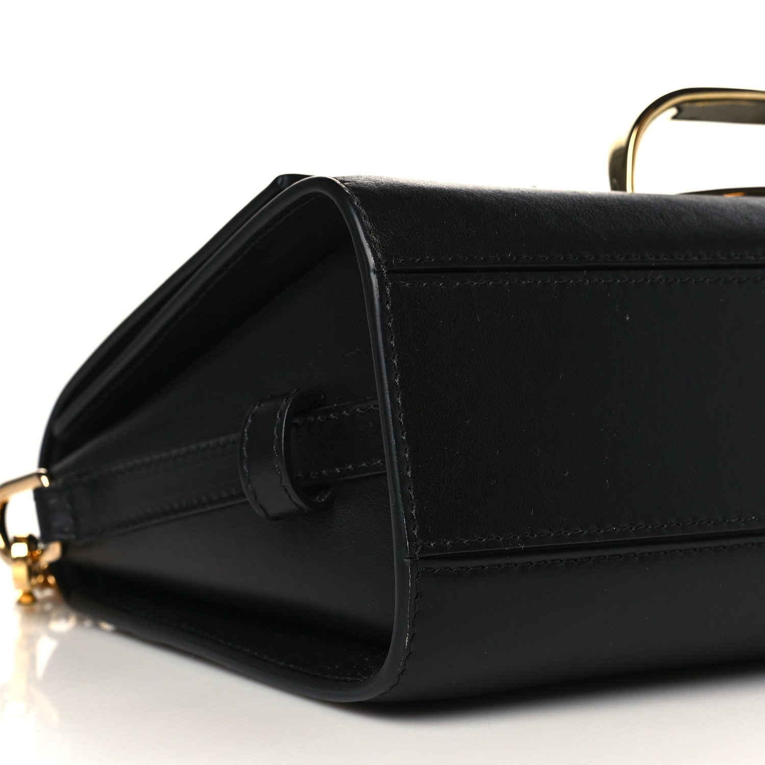 Alexander McQueen Calfskin Braided The Story Shoulder Bag Black 7 of 9
