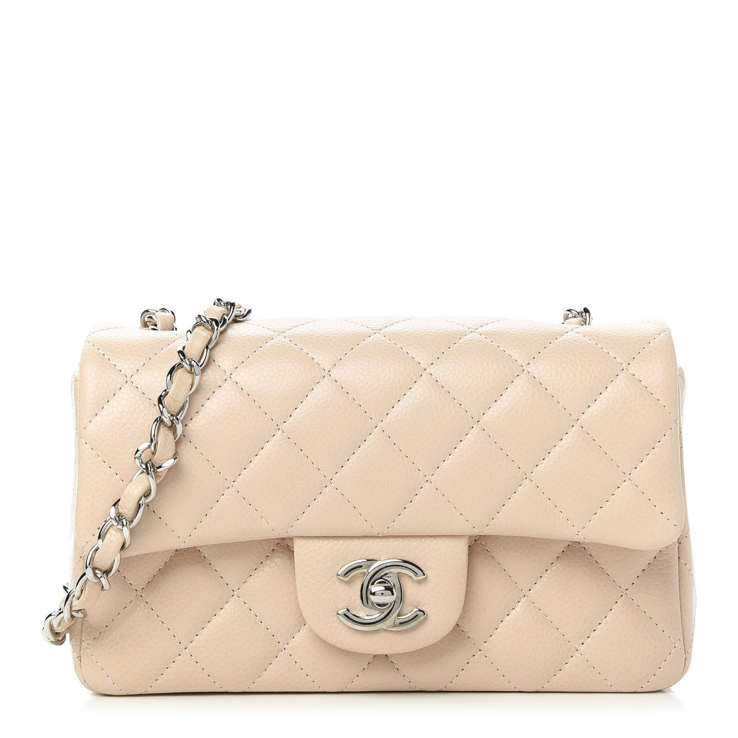 Chanel Caviar Quilted Mini Rectangular Flap Light Pink 1 of 11