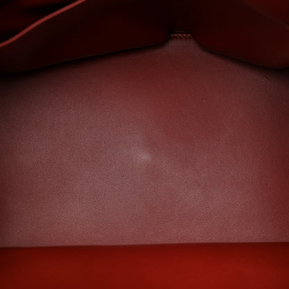 Hermes Evercolor Verso Toolbox 26 Capucine Rouge H 5 of 9