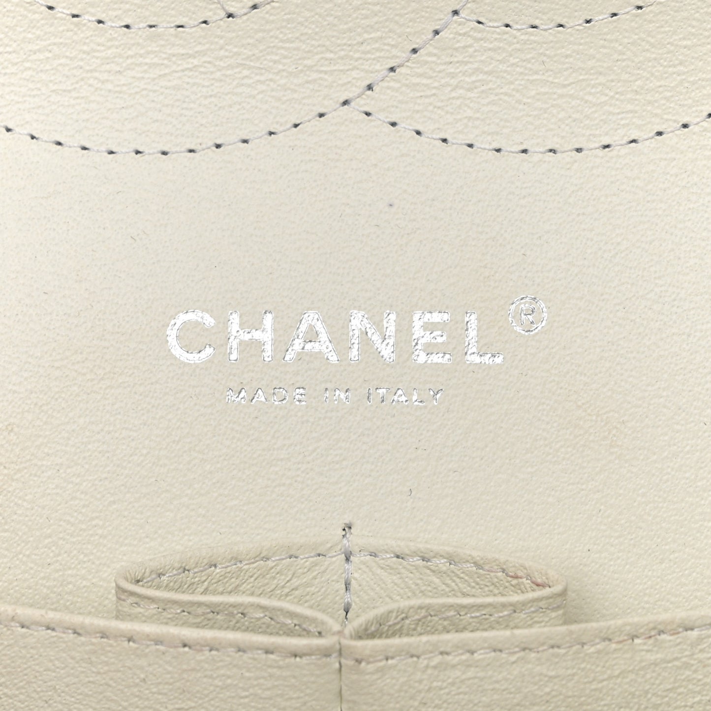 Caviar Quilted Jumbo Double Flap White