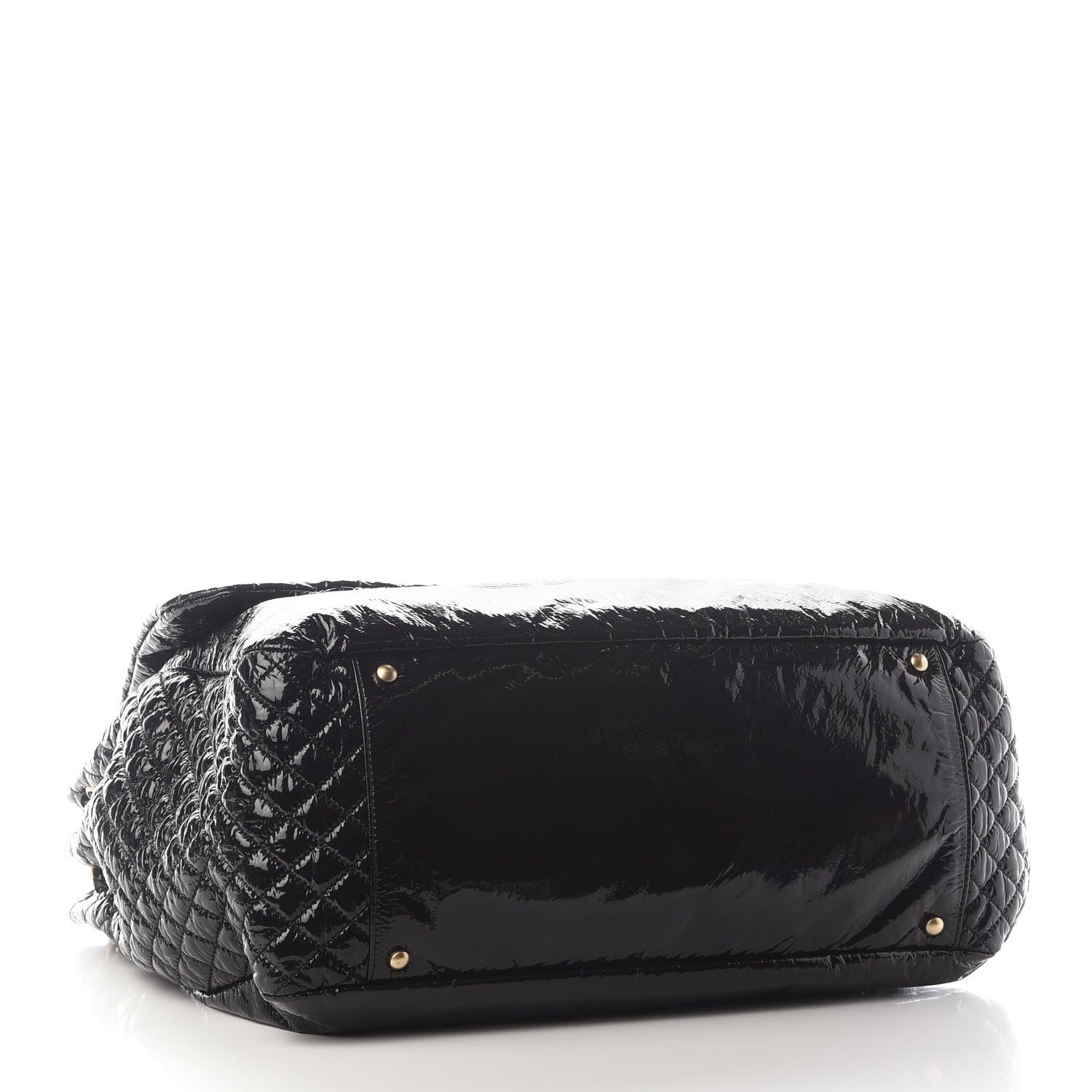 Chanel Vinyl XXL Rock and Chain Flap Black 4 of 9