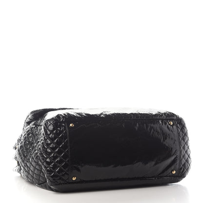 Chanel Vinyl XXL Rock and Chain Flap Black 4 of 9