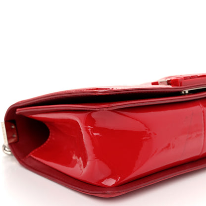 Chanel Patent Calfskin Quilted Medium Plexiglass Boy Flap Red 9 of 12