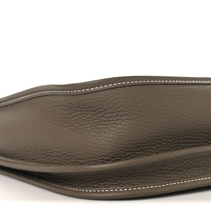 Hermes Taurillon Clemence Evelyne III PM Etoupe 9 of 11