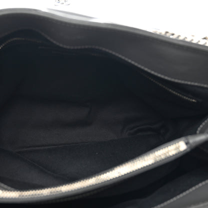 Saint Laurent Calfskin Y Quilted Monogram Medium Loulou Chain Satchel Asphalt 6 of 11