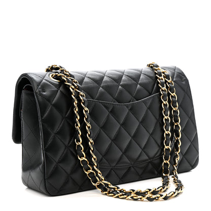 Chanel Lambskin Quilted Medium Double Flap Black 3 of 14