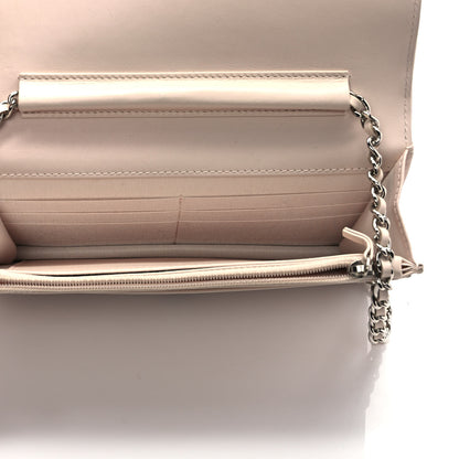 Chanel Caviar Quilted Vintage Mademoiselle Wallet On Chain WOC Beige 5 of 9