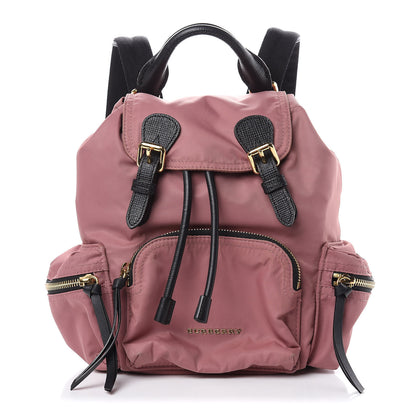 Burberry Nylon Small Rucksack Backpack Mauve Pink 1 of 11