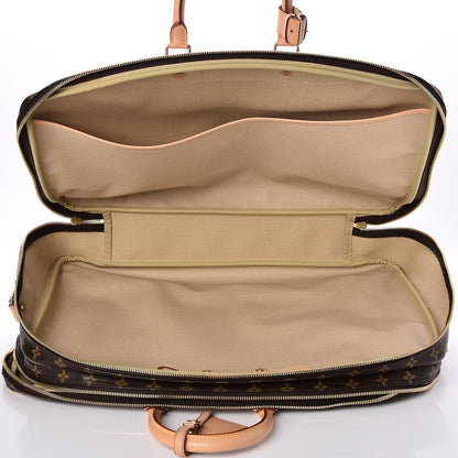 Louis Vuitton Monogram Alize 2 Compartment Luggage Travel Bag 6 of 9