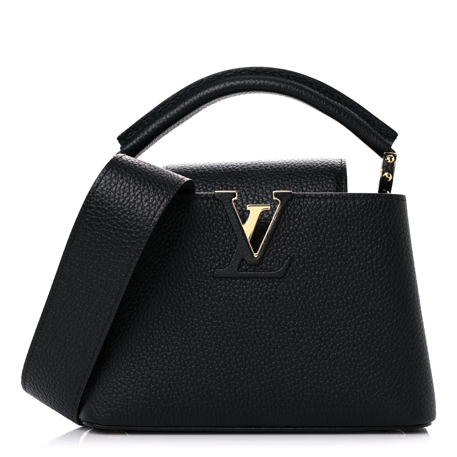 Louis Vuitton Taurillon Mini Capucines Black 1 of 8