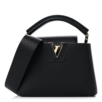 Louis Vuitton Taurillon Mini Capucines Black 1 of 8