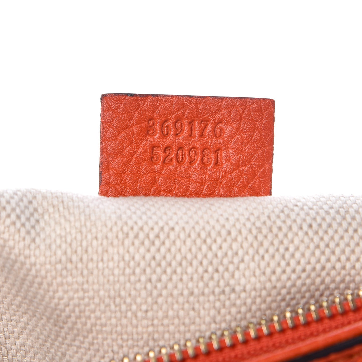 Pebbled Calfskin Small Soho Top Handle Bag Sun Orange