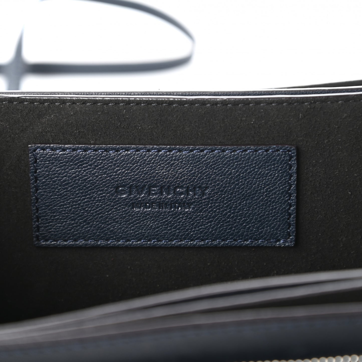 Goatskin Small GV3 Shoulder Bag Dark Blue