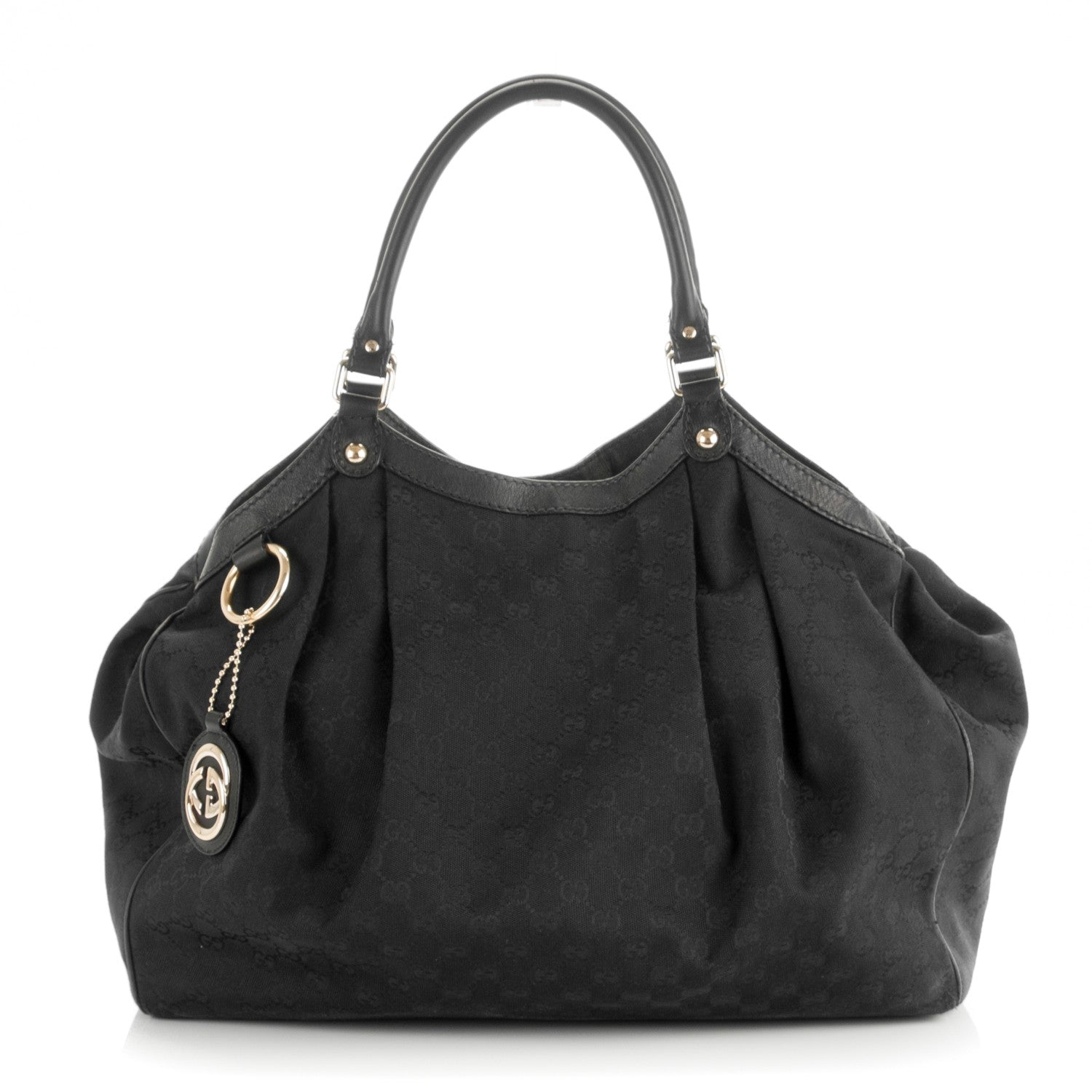 Gucci Monogram Large Sukey Tote Black 1 of 11