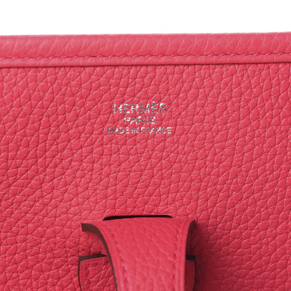 Hermes Taurillon Clemence Evelyne III PM Rose Extreme 6 of 10