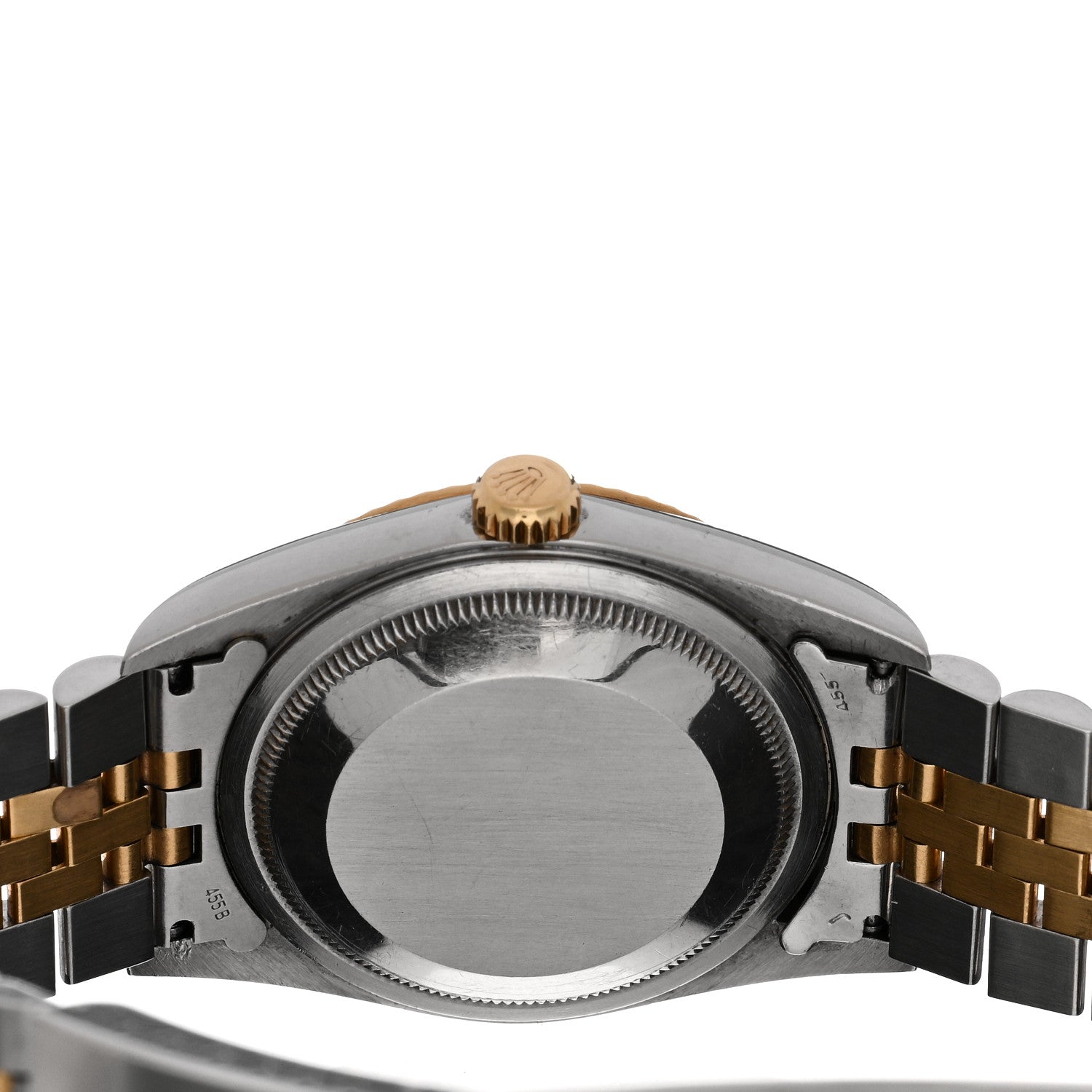 Rolex Stainless Steel 18K Yellow Gold 36mm Oyster Perpetual Datejust Watch White Roman 16233 4 of 4