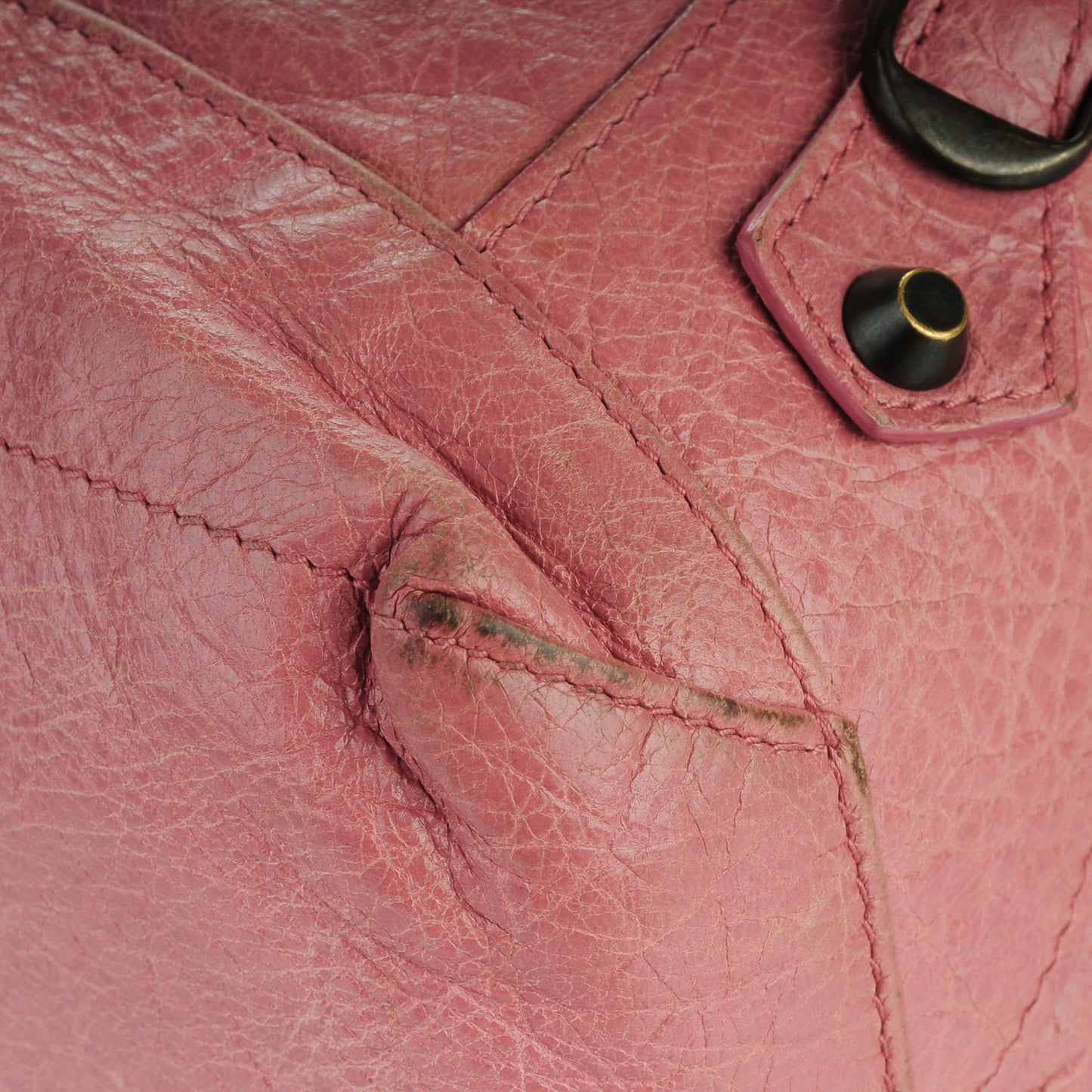 Agneau Classic Hardware Day Hobo Rose Bruyere