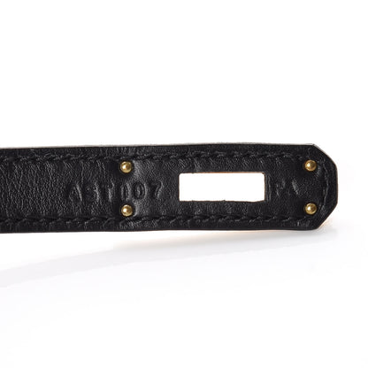 Hermes Swift Kelly Cut Clutch Pochette Black 7 of 10