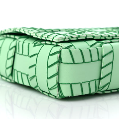 Bottega Veneta Nappa Maxi Intrecciato Overlock Stitched Cassette Crossbody Bag Parakeet 7 of 8