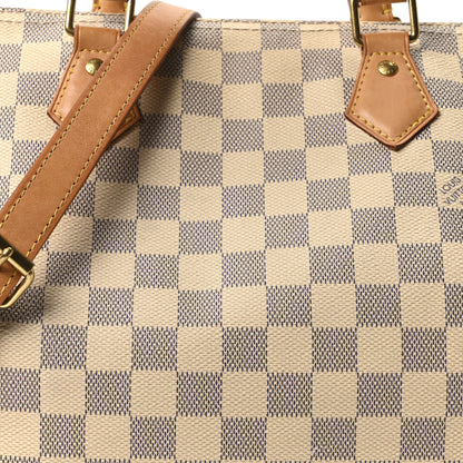 Louis Vuitton Damier Azur Speedy Bandouliere 30 8 of 10